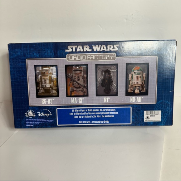 NWT. Disney Droid Factory. New in box Set of 4 Mandalorian Droids - Picture 9 of 13